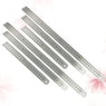 thumbnail image 2 of Stainless Steel Ruler for Measurement with Double Side Scale Marks and Hole for Easy Hanging Silver 20cm 30cm 40cm, 2 of 8