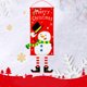 thumbnail image 2 of 115x40cm Feliz Navidad decoración para el hogar Noel 2020 Navidad guirnalda adornos Navidad Feliz Año Nuevo decoración puerta delantera Banner Kits de decoración para fiestas muñeco de nieve Advancent HA001182-05, 2 of 6