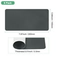 thumbnail image 3 of Uxcell 6-Pack Polyester Repair Patches, 7.9 x 3.9" Self-Adhesive Fabric Repair Patches for Sofas, Dark Gray, 3 of 6