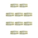 thumbnail image 1 of 24 piezas de uñas postizas extra largas Qarigey estampado amarillo 10piezas, 1 of 4