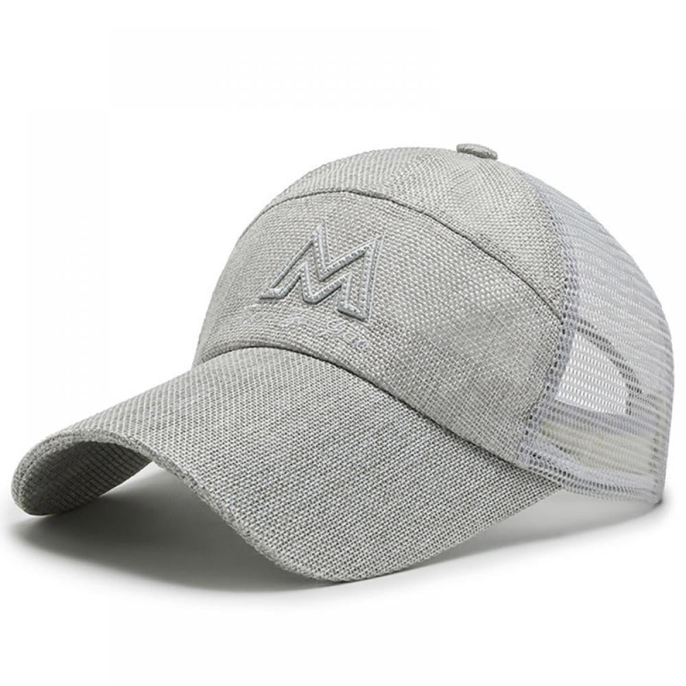 Adjustable Fits Mesh Dad Hat Trucker Cap Mens Women Cotton Baseball Cap Blank Snapback Hat for Men