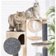 thumbnail image 3 of Xiao Hua Rascador para gatos, multifuncional, autoadhesivo y recortable, ideal para escalones, sofás y muebles, gris oscuro, 11,8 x 39,37 pulgadas, 1 unidad., 3 of 5