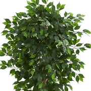 Nearly Natural 6 Ficus Artificial Tree, Green