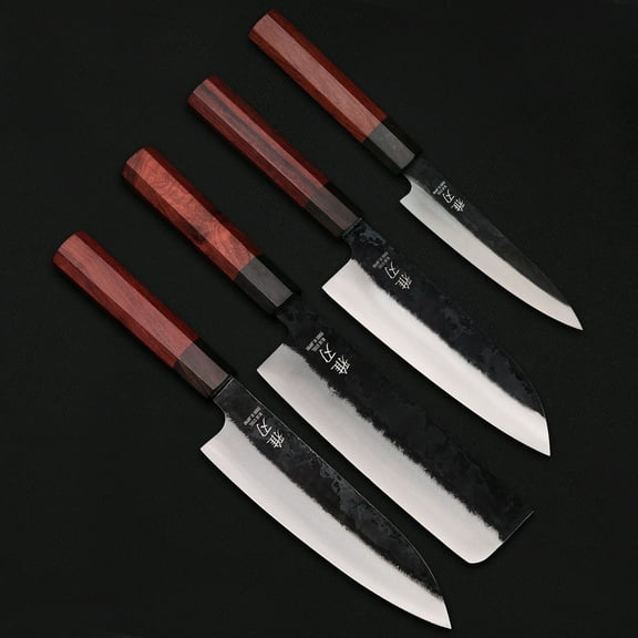 4‑Piece Complete Kitchen Set | Japanese Knife Bundle (Gyuto, Nakiri, Petty, Santoku)