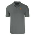 thumbnail image 2 of Men's Cutter & Buck Gray Clemson Tigers Forge Eco Stretch Recycled Polo, 2 of 3