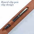 thumbnail image 3 of A4 Leather Writing Pad & Clipboard - Portable Office Organizer with Metal Clips, Lightweight Design for Home and Professional Use, 3 of 6