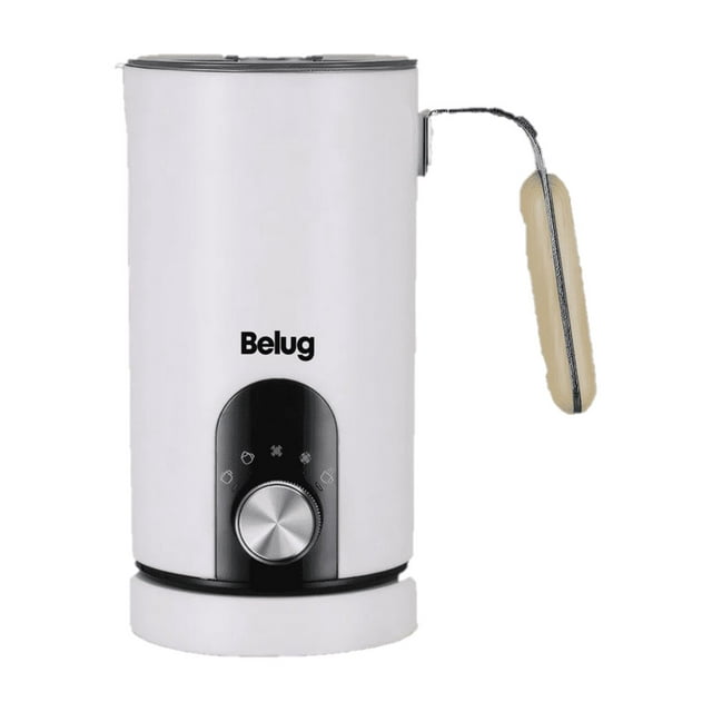 Espumador De Leche Automática Espuma Fría Y Caliente 5 En 1 Belug Blanco
