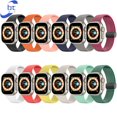 thumbnail image 3 of JUNWELL Watch Strap for Iwatch Waterproof Sweat-proof Solid Color Silicone Magnetic Folding Buckle Wristband, 3 of 6