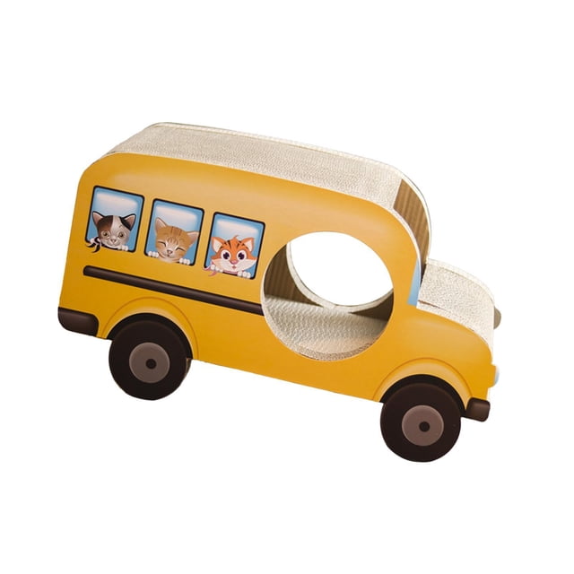Casa rascadora para gatos perfecl juguete cama escondite para gatos pequeños medianos y grandes Amarillo