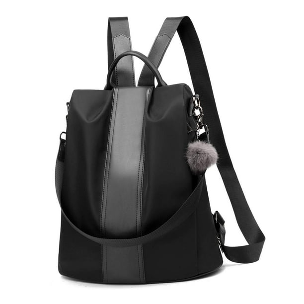 PINCNEL Mochila para mujer Monedero Mochila antirrobo de nailon impermeable Bolso de hombro ligero