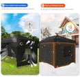 thumbnail image 2 of Quictent 10x20 ft Pop up Canopy with Mesh Window Sidewalls Ez up Canopy Tent Instant Shelter for Outdoor, Black, 2 of 6