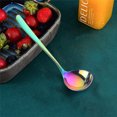 thumbnail image 4 of YAOMOBB Kitchen Cookware Mirror Polished Stainless Steel Soup Spoon Long Handle Multifunctional, 4 of 7