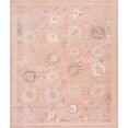 thumbnail image 2 of Crestwood Traditional Oriental 5x7 Salmon and Brown Polyester Indoor Area Rug, 5'3'' x 7', 2 of 6