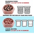 thumbnail image 4 of Comedero lento para perros Cuenco antideslizante para mascotas Patrón de hueso duradero Comedero para perros antichoque Diseño saludable Cuenco para lamer perros para alimentación interactiva Peq, 4 of 5