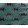 thumbnail image 4 of oneOone Georgette Viscose Fabric Lotus Block Print Fabric By Yard 42 Inch Wide, 4 of 4