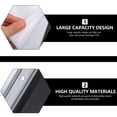 thumbnail image 4 of 1Pcs CD Storage Case Black Rectangular Plastic for CDs and DVDs Protection from Dust Home Use, 4 of 9