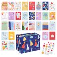 thumbnail image 1 of American Greetings 30-Count Birthday Card Assortment Box with Envelopes, Seals, and Storage Box (Kathy Davis Designs, Party Hats), 1 of 10