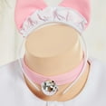 thumbnail image 6 of MEOWCOS Pink Cat Maid Outfit for Women Cute Maid Dress with Paw Embroidery, 6 of 7