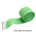 thumbnail image 2 of Crepe Paper Streamers Diy Garland Decorations, Quality Flexible Crinkled Paper Roll, All-Season Reusable Party Streamers & Diy Crafts for Christmas, Halloween & Graduation Parties, 2 of 7