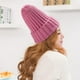 thumbnail image 4 of Sonducket Sombrero Unisex mezclas de algodón sólido cálido HIP HOP sombreros de punto hombres gorras de invierno mujeres Skullies gorros para Sombreros rosado Sonducket AP000123-12, 4 of 6