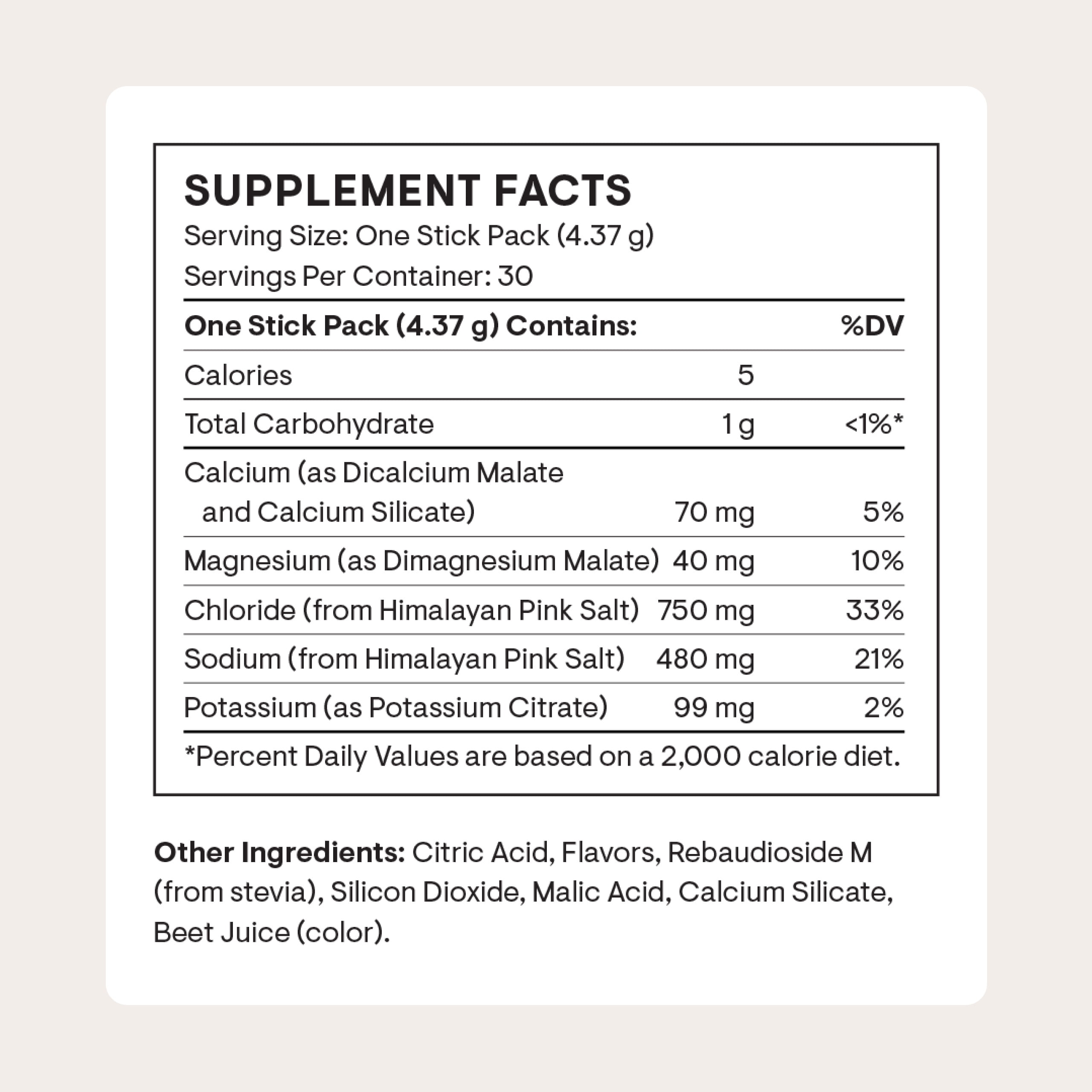 THORNE - Daily Electrolytes - Zero Sugar & Low-Calorie Electrolyte Drink Mix - Naturally Flavored & Sweetened - NSF Certified for Sport - Watermelon - 30 Stick Packs