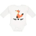 thumbnail image 3 of Inktastic Fox for Girls Woodland Animal Girls Long Sleeve Baby Bodysuit, 3 of 5