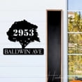 thumbnail image 2 of Handmadetneonsign Tree House Number Metal Wall Art LED Light - Personalized Tree Sign Home Decor 44978, 2 of 5