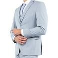 thumbnail image 4 of Julinie Men's 3-Piece Suit Set with Jacket, Vest, and Expandable Waist Dress Pants, 4 of 5