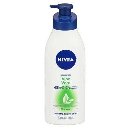 Nivea Lotion Aloe Vera 48 Hr 16.9oz Pump