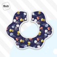 thumbnail image 4 of Hirioo Colorful Jellyfish for Baby Cotton Petal Bib Drool Bibs for Baby Boy Unisex, 4 of 9