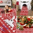thumbnail image 4 of Yiwa 5x7 Christmas Area Rug with Anti-Slip Rubber Back Large Carpet for Living Room Bedroom Home Office, Red/White, 4 of 6