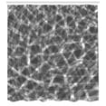 thumbnail image 3 of Ambesonne Geometric Shower Curtain, Digital Fractal Art, 69"Wx84"L, Dimgray White, 3 of 3
