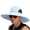 Gray, variant on UPF Extra Wide Brim Boonie Hat, Breathable Mesh Side Windproof Chin Strap Foldable Outdoor Sun Hat for Fishing Hiking