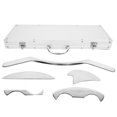 thumbnail image 2 of Massage 5pcs / set Stainless Steel Gua Sha Scraping Plate Body Muscle Relax Massage Tools Kit, 2 of 8