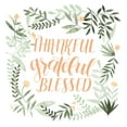 thumbnail image 2 of Popp, Grace 15x15 White Modern Wood Framed Museum Art Print Titled - Grateful II, 2 of 4