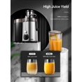 thumbnail image 4 of Juicer Machines, Aiheal Juicer Extractor Max Power 800W, 3 Wide Mouth Centrifugal Juicer with 3 Speed Control for Whole Fruit and Vegetables, BPA Free, Easy to Clean, 400W Motor, 4 of 5