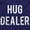 Purple, variant on Happy Hug Dealer Funny Sarcastic Humor Sweatshirt for Men or Women Brisco Brands S