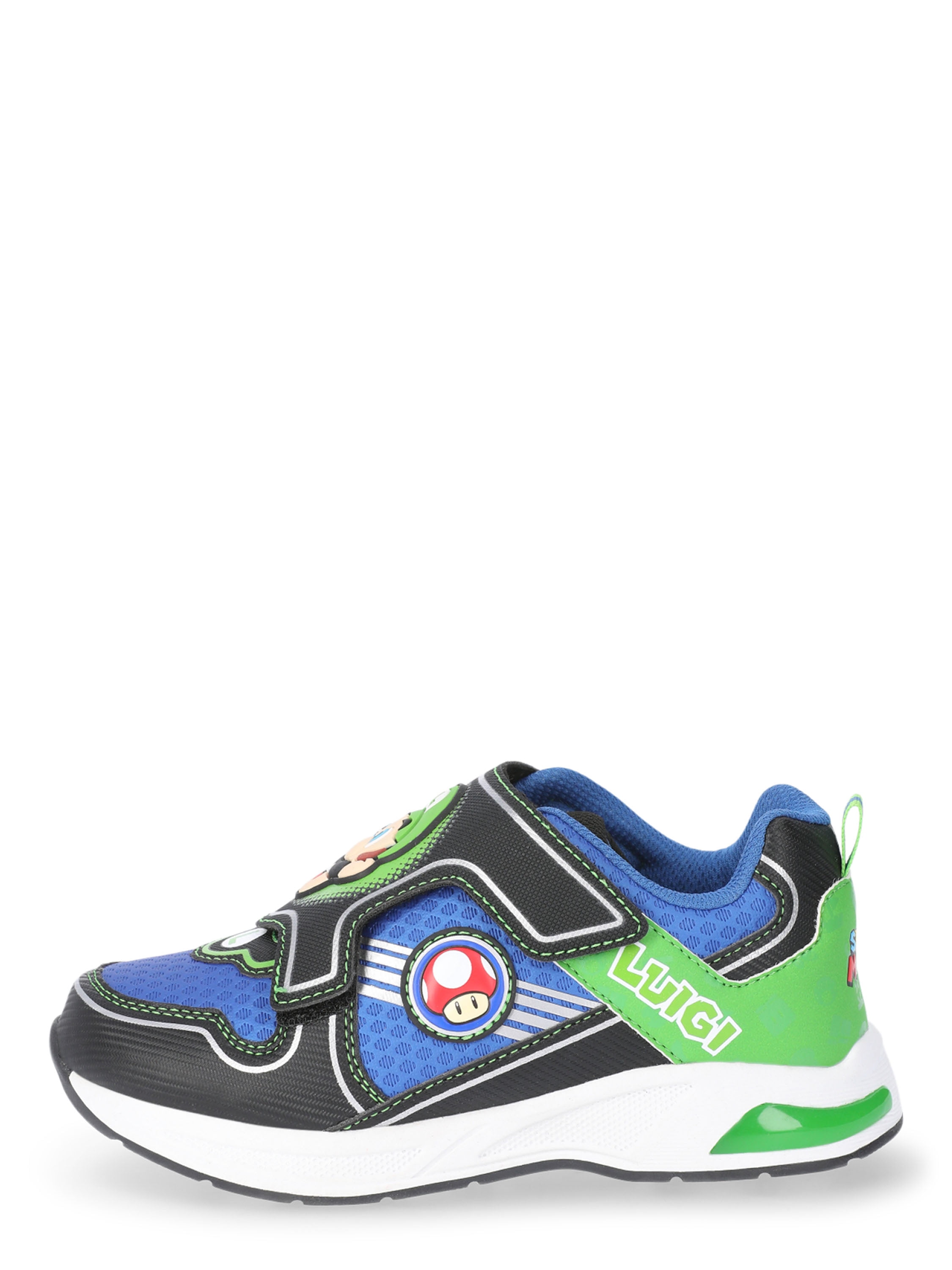 Nintendo Boys Mario and Luigi Light-Up Athletic Sneakers