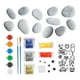 thumbnail image 1 of Kit de actividades al aire libre para pintar rocas creativas, pintura de piedra impermeable para estilo c, 1 of 9