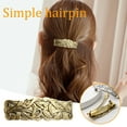 thumbnail image 1 of HOARBOEG Pince à Cheveux pour Femmes Tendance Mode Accessoires pour Cheveux Rétro Épingle en Alliage Couvre-Chef, 1 of 4