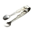 thumbnail image 4 of Pinza para azúcar, pinza para hielo, rosa para freidora de aire, práctico utensilio para servir, pinza para barbacoa, pinza para hielo para cocina, Plata, 4 of 8