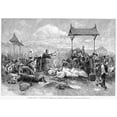 thumbnail image 2 of Immigrants Chinese Burial. Na Chinese Burial Ceremony At A San Francisco California Cemetery. Wood Engraving, 2 of 2