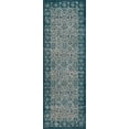 thumbnail image 3 of Unique Loom Lucerne Collection Area Rug - Musegg (2' x 6' 1" Runner Blue/Gray), 3 of 11