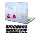 thumbnail image 5 of KSK KAISHEK Hard Shell Case for MacBook Air 13"( Retina Display, 2018/2019/2020/2021/2022) + Black Keyboard Cover Model A1932 A2179 A2337 m1, USB Type-C Flower 0741, 5 of 5