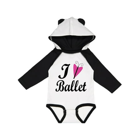 

Inktastic I Heart Ballet Dance Ballerina Gift Baby Girl Long Sleeve Bodysuit