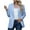Blue, variant on Womens Casual Blazers Open Front Long Sleeve Work Office Suit Jackets Blazer