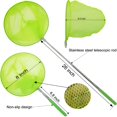 thumbnail image 2 of BESTSKY 3 Pack Colored Telescopic Butterfly Nets for Catching Insects Bugs Fishing Outdoor Toy for Kids Playing Extendable from 6.8"To 34", 2 of 8