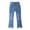 Sky Blue, variant on Girls Elastic Waist Fashion Jeans,Toddler Kids Baby Girls Fashion Cute Sweet Boe Flared Pants Trousers Jeans Pants,10-11 Years