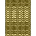 thumbnail image 1 of Ahgly Company Machine Washable Indoor Rectangle Transitional Metallic Gold Area Rugs, 3' x 5', 1 of 7