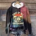 thumbnail image 2 of Pink Graphic Hoodie For Women 2024 Cute Preppy Sweatshirt Long Sleeve Drawstring Pullover Tops With Pockets, 2 of 5